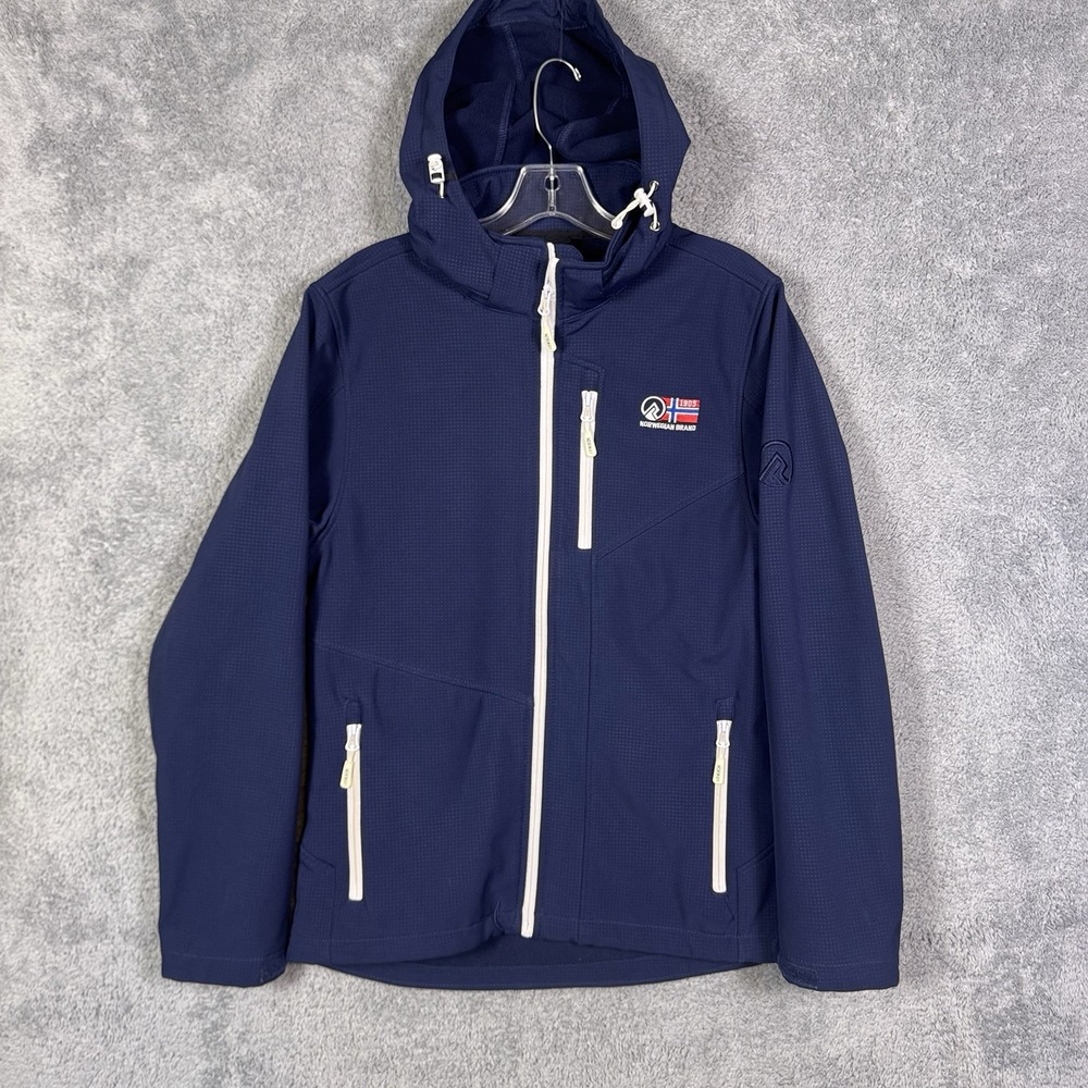 Rokk Norwegian Brand Jacket Women S 1905 Softshell Tech Full Zip‎ Hooded Parka